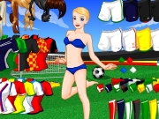 Game Football girl dress up