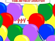 Your birthday animation. POP ALL THE BALLOONS TO SEEYOUR BIRTHDAY ANIMATION Happy Birthday...
