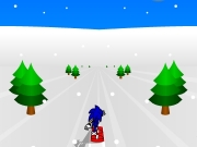 Game Sonic 3D snowboarding
