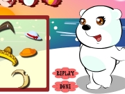 Game Baby animals dress up - whitey the polar bear