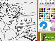 Barbie like dolphin coloring. http://www.games96.com...

