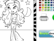 Game Bratz star coloring