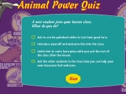 Game Animal power quiz