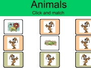 Game Click and match - animals