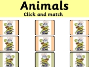 Game Click and match- animals
