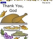 Game Thank you god colored