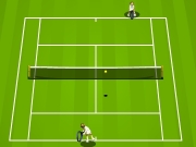 Tennis game. 100% BGM GAMEDESIGN http://www.playgames.to TENNIS GAME Key Operation:Space key to hit the ball.Arrow move or aim ball direction at moment of stroke.Getting 3 games first win. EXHIBITION TOURNAMENT TOP PAGE 0 Forehand Backhand Serve Footwork COM YOU Space bar lineMC 40-30 AAAAAAAA AA GAMES PLAYER WIN ! - Back Title Bound.wav Hit.wav app.wav app2.wav Select your player PLAYERNAME NAMEPLAY 1st Matc...
