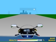 Speed biker. A CHRIS HILGERT GAME Â©chris hilgert 2002 BEGIN ERROR! (PHPTimeOut) RETRY Login-Error REGISTER USER(NICK): PASSWORD(min.5 ): PASSWORD CONFIRM: 1st NAME: 2nd ADDRESS: ZIP: CITY: PHONE: EMAIL: SEND Register-ERROR again not enough User-Data loading... GATE 26 00000 100 HEALTH % BONUS BASE 3 2 1 USE ARROW KEYS TO CONTROLPASS 25 GATES!DONT CRASH CARS!STAY ON THE ROAD!CATCH GREEN POINTS!PASS CAR = 50...
