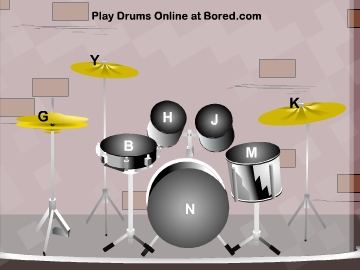 Drums games online Online drum